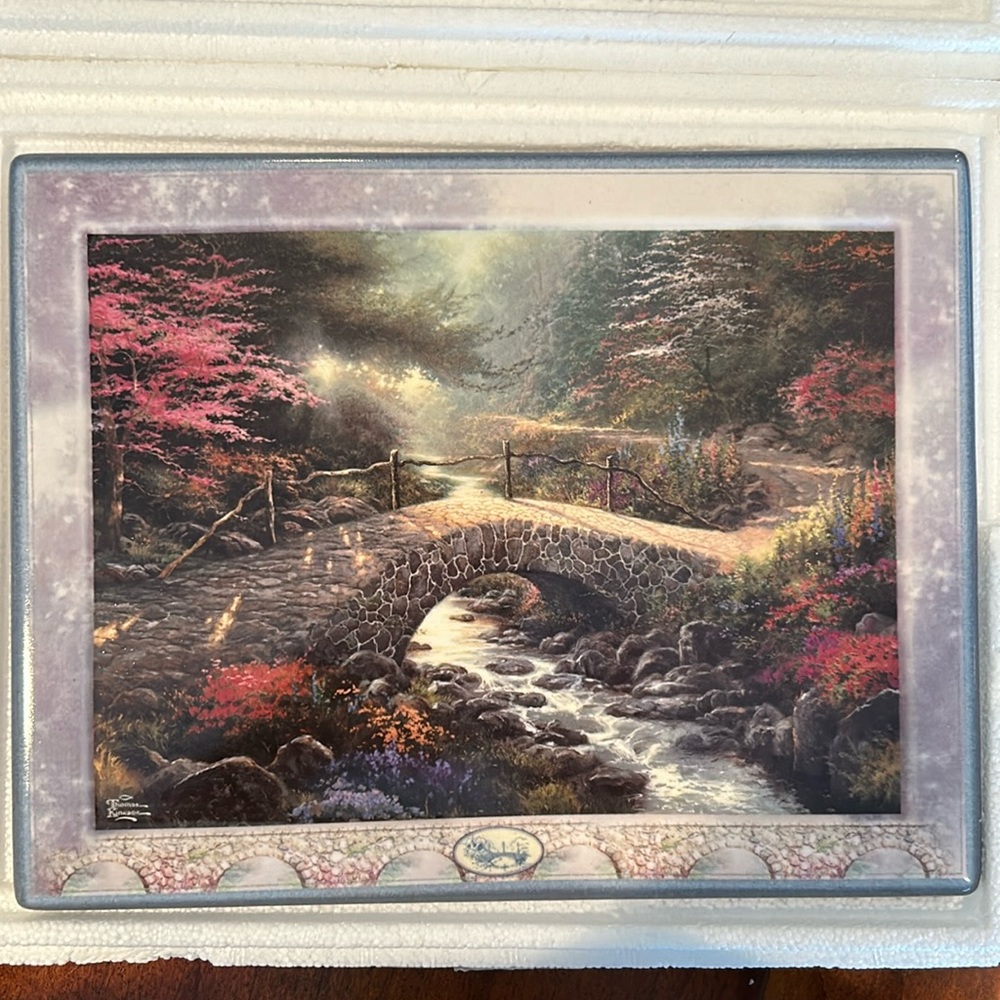 Authentic Thomas Kinkade plate!